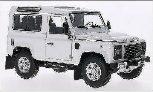 Land Rover Defender 90 1/18 Kyosho blanche miniature