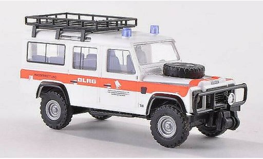 Land Rover Defender Base 1/87 Busch mit toitgepacktrager DLRG 1983 miniature