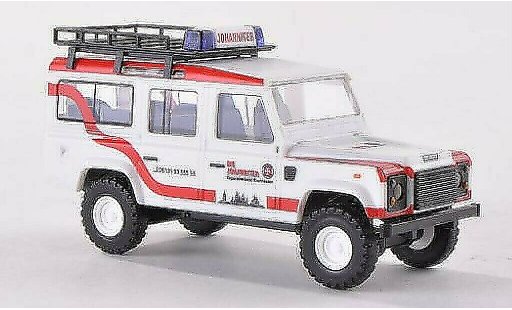 Land Rover Defender Base 1/87 Busch mit toitgepacktrager Johanniter 1983 miniature