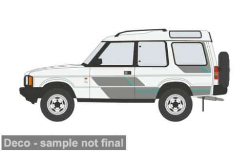 Land Rover Discovery 1/76 Oxford 1 blanche/grise 1:76 miniature