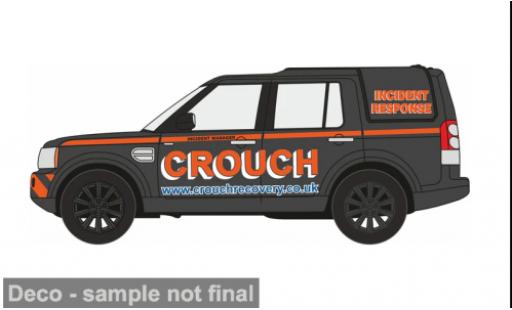 Miniature Land Rover Discovery 4 grise Crouch Recovery 1/76 Oxford
