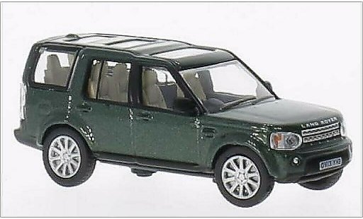 Land Rover Discovery Base 1/76 Oxford 4 metallise verte RHD miniature