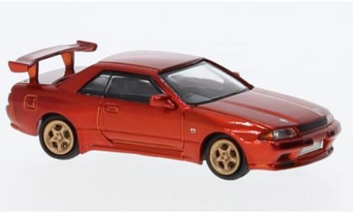 Nissan Skyline 1/87 Lang Feng Model GT-R (R32) metallise rouge 1:87 miniature