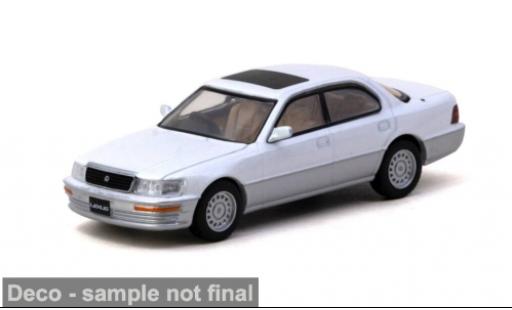 Lexus LS 1/64 Tarmac Works 400 (UCF10) blanche/grise 2001 1:64