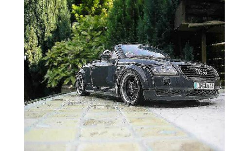 Audi TT rs roadster 1/18 Maisto grise jantes porsche miniature
