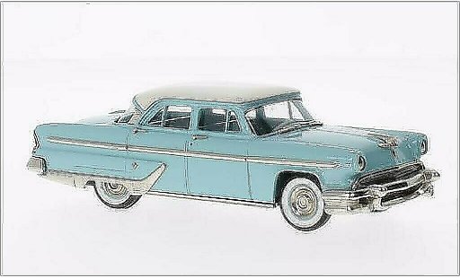 Lincoln Capri Base 1/43 Brooklin 4-door Sedan turquoise/blanche 1955 miniature
