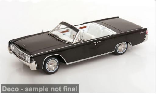 Miniature Lincoln Continental Cabriolet noire/blanche 1963 Bad Boys 1/18 KK Scale