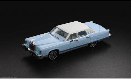 Lincoln Continental 1/64 Sun Star bleue/blanche 1979 1:64 miniature