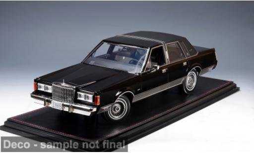 Lincoln Town Car 1/18 GLM noire 1989 1:18 miniature
