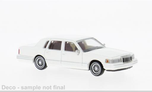 Lincoln Town Car 1/87 PCX87 blanche 1991 1:87 miniature