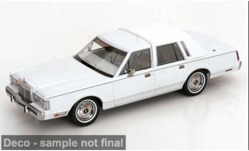 Lincoln Town Car 1/18 KK Scale blanche Miami Vice 1:18 miniature