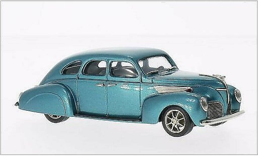 Lincoln Zephyr 4-Door 1/43 Brooklin metallise turquoise 1938 miniature