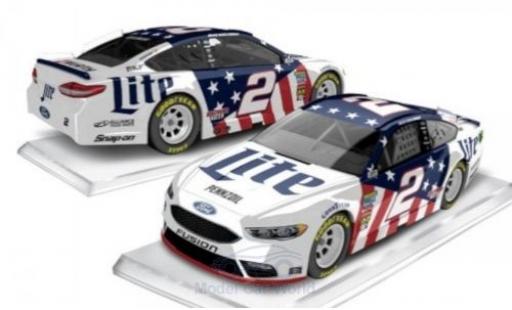 Ford Fusion 1/64 Lionel Racing No.2 Team Penske Miller Lite Nascar 2018 B.Keselowski miniature