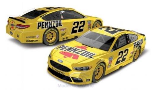Ford Fusion 1/64 Lionel Racing No.22 Team Penske Pennzoil Nascar 2018 J.Logano miniature
