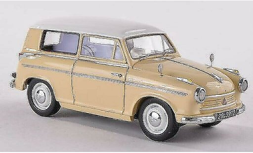 Lloyd Alexander Kombi 1/43 Neo Break beige/blanche 1958 miniature