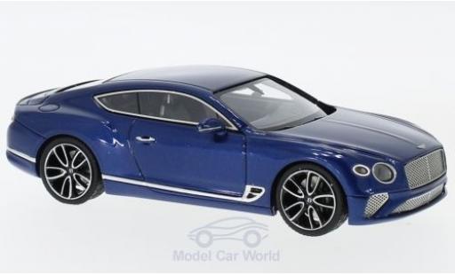 Miniature Bentley Continental 1/43 Look Smart GT metallise bleue 2018 Bentley Continental 1/43 Look Smart GT metallise bleue 2018 miniature