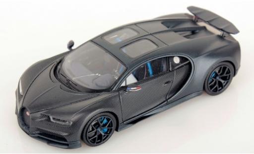 Miniature Bugatti Chiron 1/43 Look Smart Sport 110 Ans matt-carbon/matt-anthrazit avec ausgefahrenem aileron arrière Bugatti Chiron 1/43 Look Smart Sport 110 Ans matt-carbon/matt-anthrazit avec ausgefahrenem aileron arrière miniature