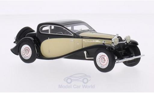Miniature Bugatti 50 1/43 Look Smart Type T noire/beige RHD 1930 Bugatti 50 1/43 Look Smart Type T noire/beige RHD 1930 miniature