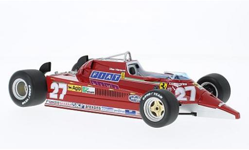Miniature Ferrari 126 1/18 Look Smart CK No.27 Formel 1 1981 Version: VS F104S Starfighter G.Villeneuve Ferrari 126 1/18 Look Smart CK No.27 Formel 1 1981 Version: VS F104S Starfighter G.Villeneuve miniature
