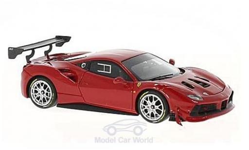 Miniature Ferrari 488 1/43 Look Smart Challenge rouge Ferrari 488 1/43 Look Smart Challenge rouge miniature