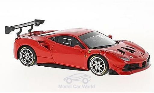Miniature Ferrari 488 1/43 Look Smart Challenge rouge Ferrari 488 1/43 Look Smart Challenge rouge miniature