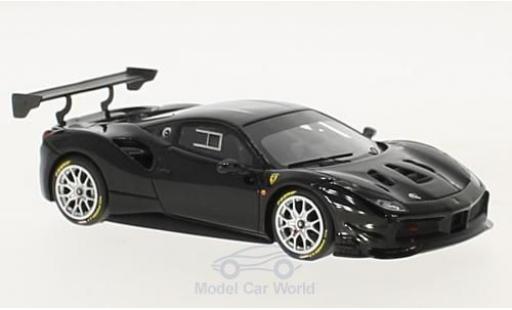 Miniature Ferrari 488 1/43 Look Smart Challenge noire Ferrari 488 1/43 Look Smart Challenge noire miniature