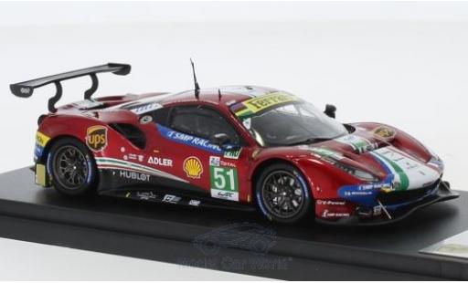 Miniature Ferrari 488 1/43 Look Smart GTE Evo No.51 AF Corse 24h Le Mans 2018 A.Pier Guidi/J.Calado/D.Serra Ferrari 488 1/43 Look Smart GTE Evo No.51 AF Corse 24h Le Mans 2018 A.Pier Guidi/J.Calado/D.Serra miniature