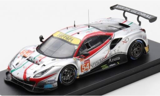 Miniature Ferrari 488 1/43 Look Smart GTE EVO No.54 AF Corse 24h Le Mans 2020 F.Castellacci/G.Fisica/T.Flohr Ferrari 488 1/43 Look Smart GTE EVO No.54 AF Corse 24h Le Mans 2020 F.Castellacci/G.Fisica/T.Flohr miniature