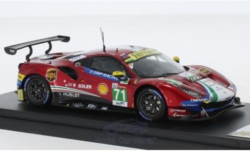 Miniature Ferrari 488 1/43 Look Smart GTE Evo No.71 AF Corse 24h Le Mans 2018 D.Rigon/S.Bird/M.Molina Ferrari 488 1/43 Look Smart GTE Evo No.71 AF Corse 24h Le Mans 2018 D.Rigon/S.Bird/M.Molina miniature