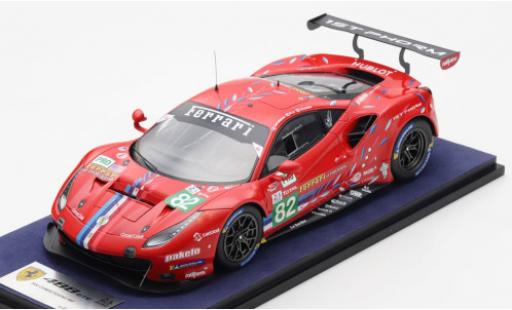 Miniature Ferrari 488 1/18 Look Smart GTE EVO No.82 Risi Competizione 24h Le Mans 2020 S.Bourdais/J.Gounon/O.Pla Ferrari 488 1/18 Look Smart GTE EVO No.82 Risi Competizione 24h Le Mans 2020 S.Bourdais/J.Gounon/O.Pla miniature
