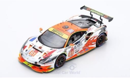 Miniature Ferrari 488 1/18 Look Smart GTE No.61 Clearwater Racing 24h Le Mans 2018 M.Griffin/W.S.Mok/K.Sawa Ferrari 488 1/18 Look Smart GTE No.61 Clearwater Racing 24h Le Mans 2018 M.Griffin/W.S.Mok/K.Sawa miniature