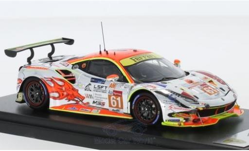 Miniature Ferrari 488 1/43 Look Smart GTE No.61 Clearwater Racing 24h Le Mans 2018 W.S.Mok/M.Griffin/K.Sawa Ferrari 488 1/43 Look Smart GTE No.61 Clearwater Racing 24h Le Mans 2018 W.S.Mok/M.Griffin/K.Sawa miniature