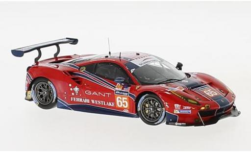 Miniature Ferrari 488 1/43 Look Smart GTE No.65 Scuderia Corsa 24h Le Mans 2017 C.Nielsen/A.Balzan/B.Curtis Ferrari 488 1/43 Look Smart GTE No.65 Scuderia Corsa 24h Le Mans 2017 C.Nielsen/A.Balzan/B.Curtis miniature