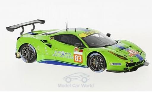 Miniature Ferrari 488 1/43 Look Smart GTE No.83 DH Racing 24h Le Mans 2017 T.Krohn/N.Jönsson/A.Bertolini Ferrari 488 1/43 Look Smart GTE No.83 DH Racing 24h Le Mans 2017 T.Krohn/N.Jönsson/A.Bertolini miniature
