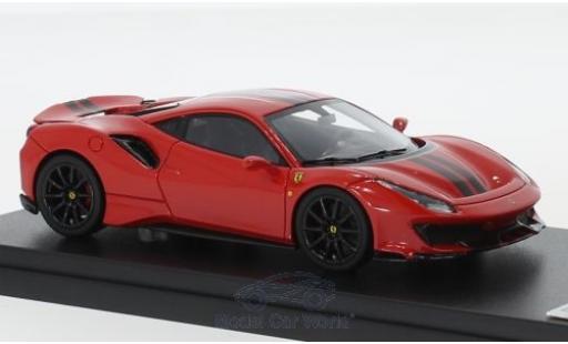 Miniature Ferrari 488 1/43 Look Smart Pista rouge/noire 2018 Ferrari 488 1/43 Look Smart Pista rouge/noire 2018 miniature