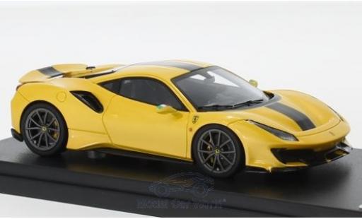 Miniature Ferrari 488 1/43 Look Smart Pista metallise jaune/noire 2018 Ferrari 488 1/43 Look Smart Pista metallise jaune/noire 2018 miniature