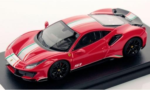 Miniature Ferrari 488 1/43 Look Smart Pista Piloti rouge/Dekor Ferrari 488 1/43 Look Smart Pista Piloti rouge/Dekor miniature