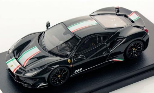 Miniature Ferrari 488 1/43 Look Smart Pista Piloti noire/Dekor Ferrari 488 1/43 Look Smart Pista Piloti noire/Dekor miniature