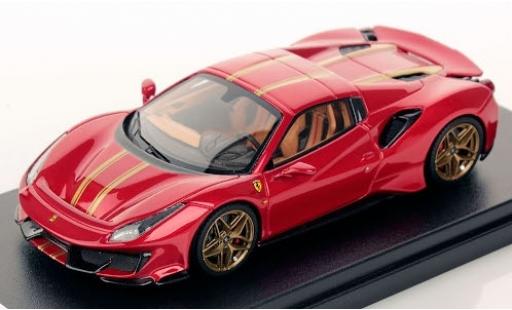 Miniature Ferrari 488 1/43 Look Smart Pista Spider Hardtop metallise rouge/gold 2018 Ferrari 488 1/43 Look Smart Pista Spider Hardtop metallise rouge/gold 2018 miniature