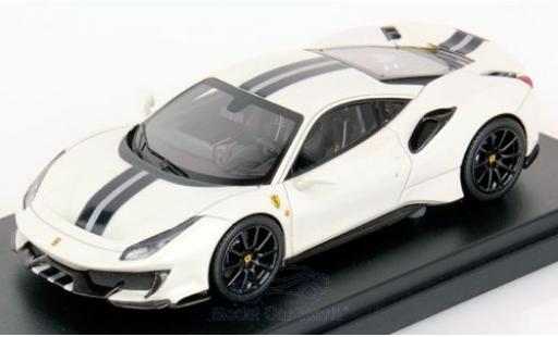 Miniature Ferrari 488 1/43 Look Smart Pista blanche Ferrari 488 1/43 Look Smart Pista blanche miniature