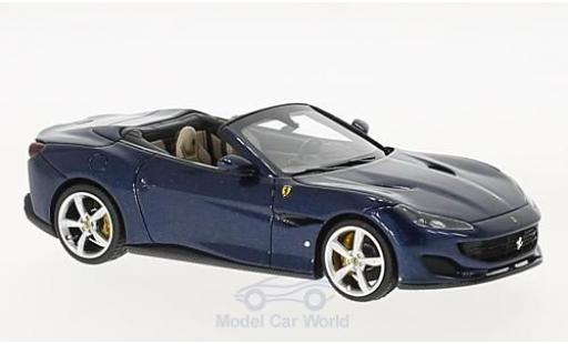 Miniature Ferrari Portofino 1/43 Look Smart metallise bleue Ferrari Portofino 1/43 Look Smart metallise bleue miniature