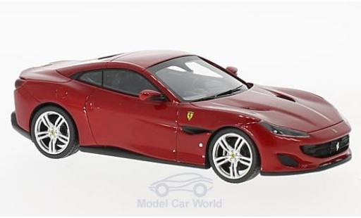 Miniature Ferrari Portofino 1/43 Look Smart metallise rouge Ferrari Portofino 1/43 Look Smart metallise rouge miniature