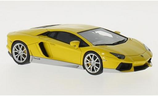 Miniature Lamborghini Aventador 1/43 Look Smart LP700-4 Miura Homage jaune/grise Lamborghini Aventador 1/43 Look Smart LP700-4 Miura Homage jaune/grise miniature