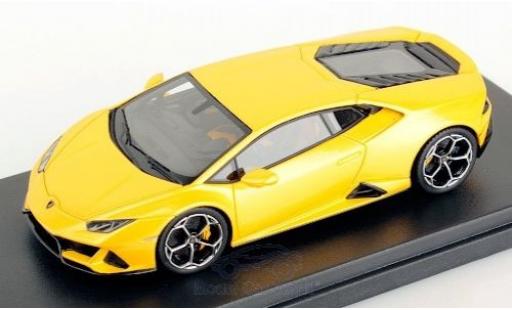 Miniature Lamborghini Huracan 1/43 Look Smart Evo metallise jaune 2019 Lamborghini Huracan 1/43 Look Smart Evo metallise jaune 2019 miniature