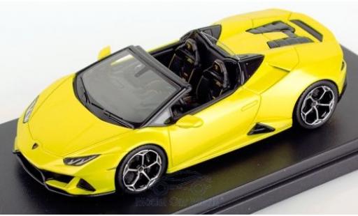 Miniature Lamborghini Huracan 1/43 Look Smart Evo Spyder metallise jaune 2019 Lamborghini Huracan 1/43 Look Smart Evo Spyder metallise jaune 2019 miniature