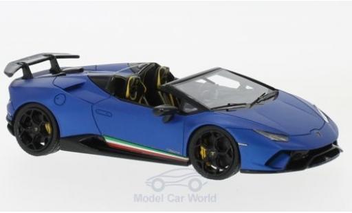Miniature Lamborghini Huracan 1/43 Look Smart Performante Spyder matt-bleue Lamborghini Huracan 1/43 Look Smart Performante Spyder matt-bleue miniature