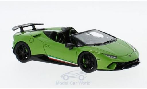Miniature Lamborghini Huracan 1/43 Look Smart Performante Spyder metallise verte Lamborghini Huracan 1/43 Look Smart Performante Spyder metallise verte miniature