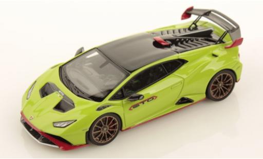 Lamborghini Huracan 1/43 Look Smart STO verte/rouge 2021 miniature