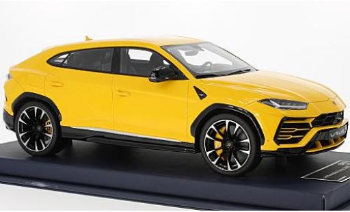 Miniature Lamborghini Urus 1/18 Look Smart jaune 2017 Lamborghini Urus 1/18 Look Smart jaune 2017 miniature