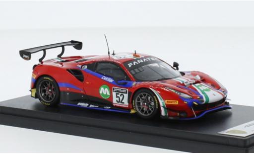 Miniature Ferrari 488 1/43 Look Smart GT3 EVO No.52 AF Corse 24h Spa 2022 Ferrari 488 1/43 Look Smart GT3 EVO No.52 AF Corse 24h Spa 2022 miniature